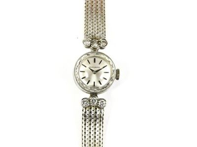 Orologio da Polso per Donna in Oro Bianco e Diamanti