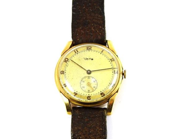 Vetta yellow gold gentleman's wristwatch