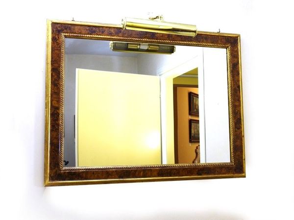 Painted Wooden Toilet Mirror