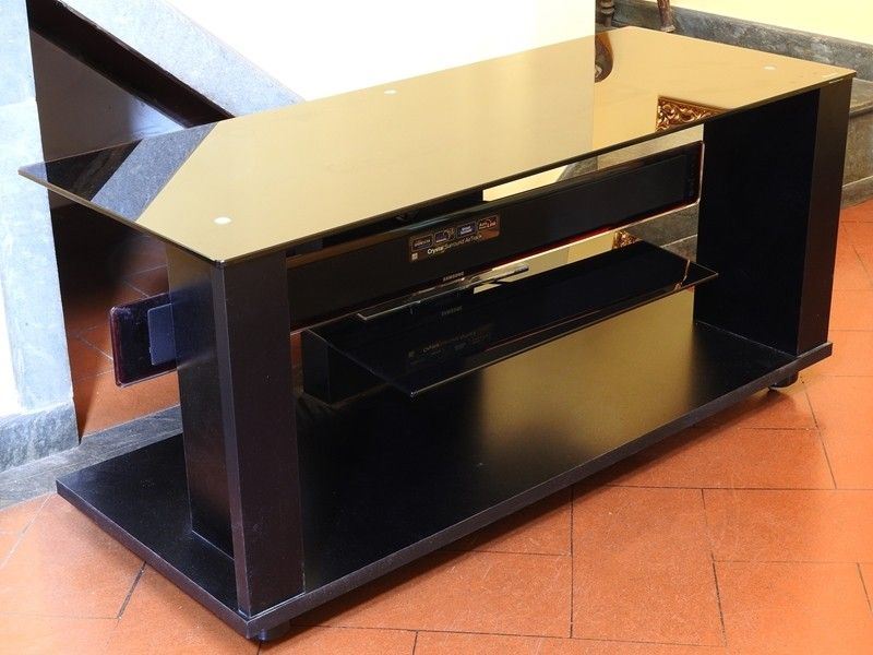 Mobile Porta Tv Moderno in Laminato Nero