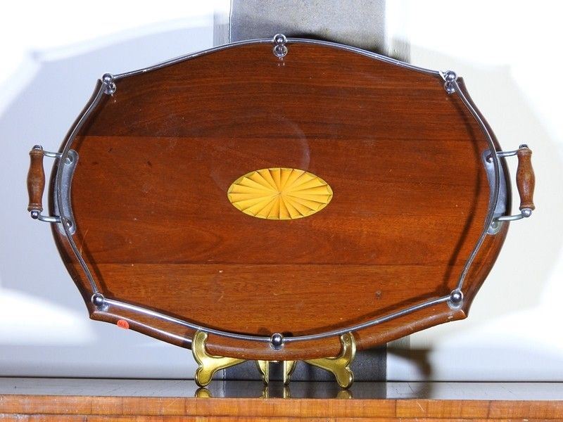 Vassoio Biansato in Satinwood