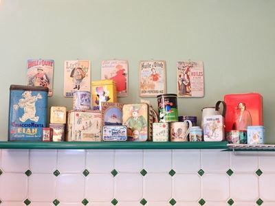 Lotto di Oggetti in Latta