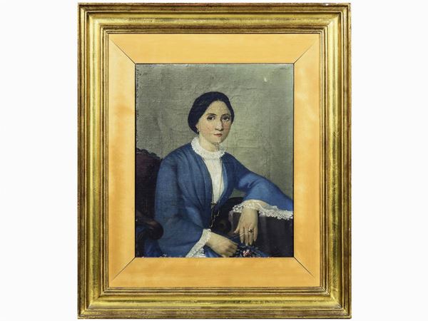 Portrait of a Lady  (19th Century)  - Auction Furniture, Old Master Paintings, Silvers and Curiosity from florentine house - Maison Bibelot - Casa d'Aste Firenze - Milano