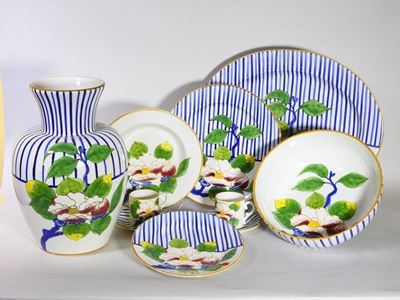 Servito di Piatti in Ceramica D'este