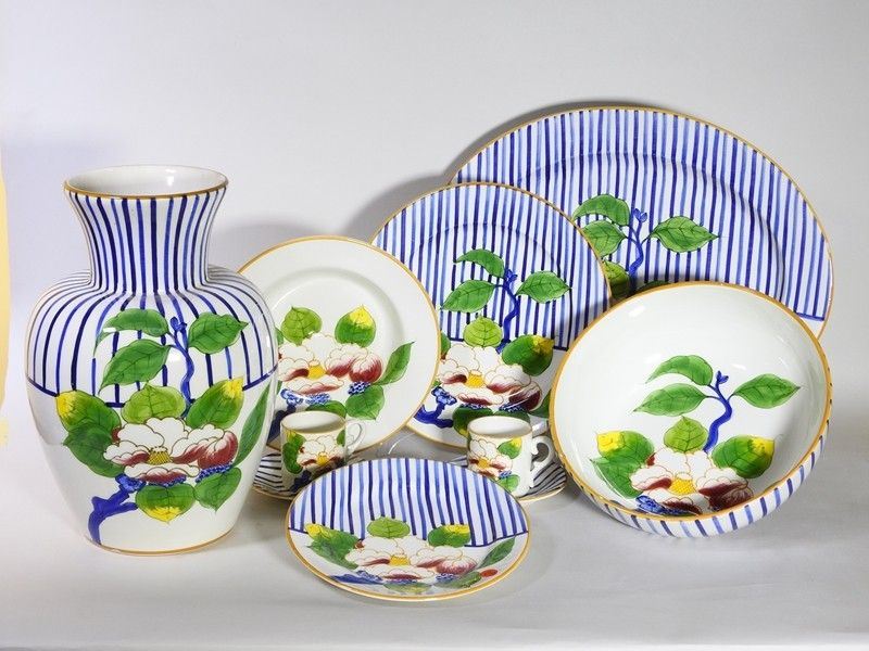 Servito di Piatti in Ceramica D'este