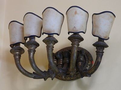 Grande Applique in Legno Intagliato e Dorato