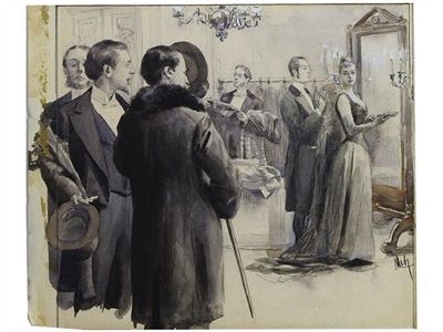 Veduta D'interno con Figure