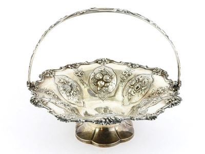 Cestino Rotondo in Argento