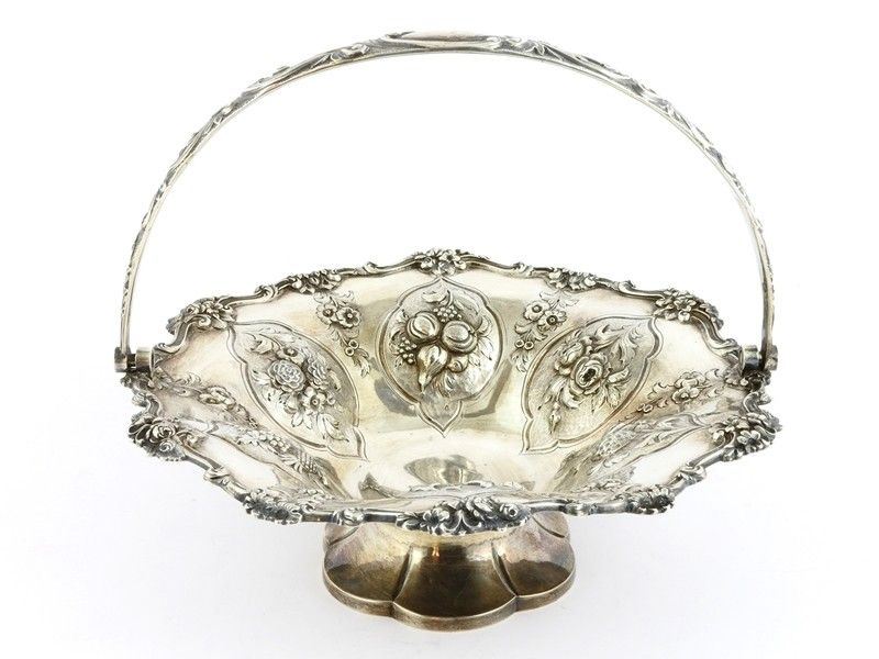 Cestino Rotondo in Argento
