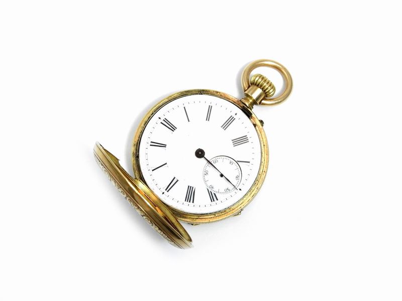 Orologio da Tasca Humbert Ramuz in Oro Giallo