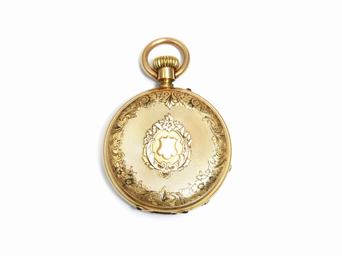 Orologio da Tasca Humbert Ramuz in Oro Giallo