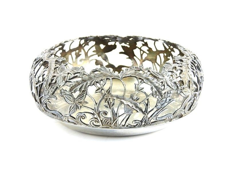 Cestino Rotondo in Argento