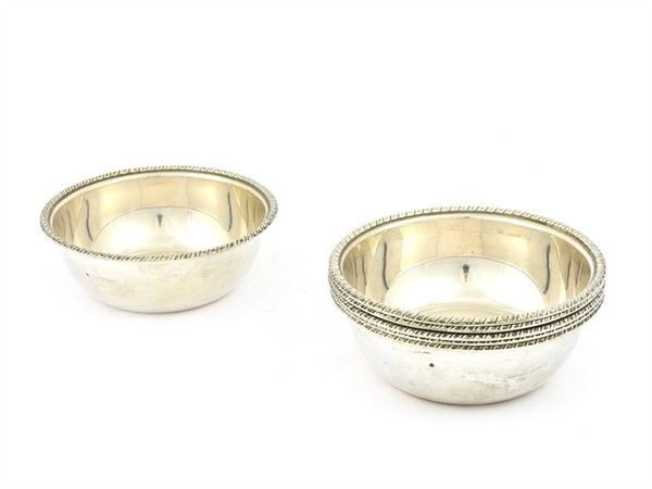 A Set of Six Silver Bowls