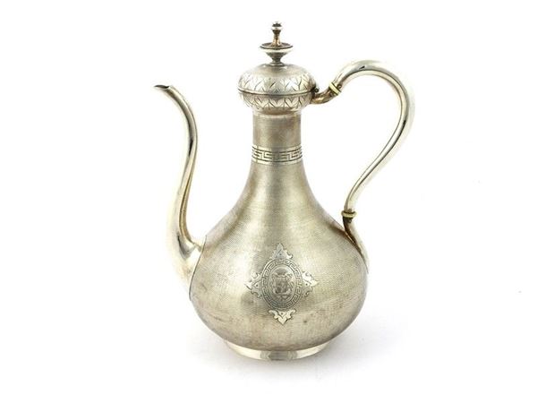 Silver Coffeepot, France, late 19th Century