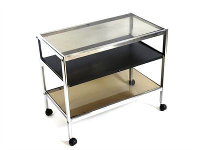 Carrello Porta Tv in Metallo Cromato