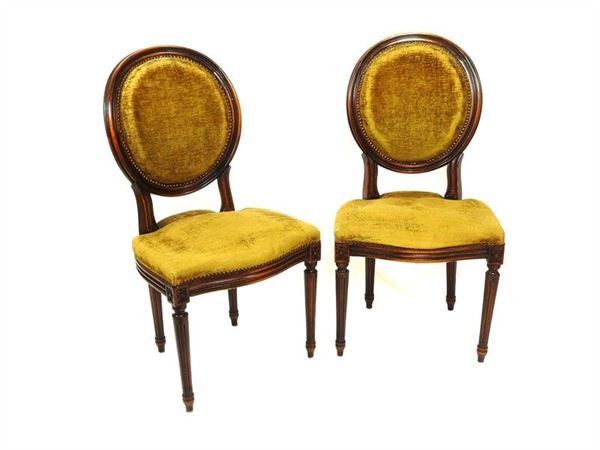 Pair of Walnut Chairs