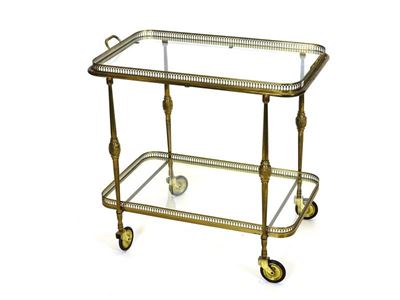 Carrello Portavivande in Ottone
