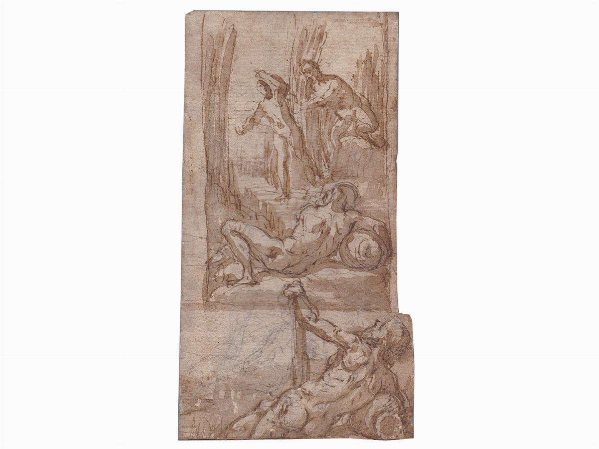 Artisti Toscani Fine del XVI/inizio del XVII Secolo - Tre Disegni