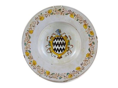 Piatto da Parata in Terracotta Smaltata