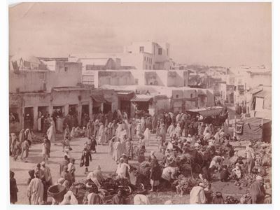 Tunis - Mds. De Lègumes N° 84 e Tunis - 77 Souk Des Tailleurs