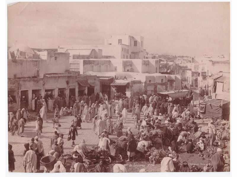 J. Andrè Garrigues - Tunis - Mds. De Lègumes N° 84 e Tunis - 77 Souk Des Tailleurs