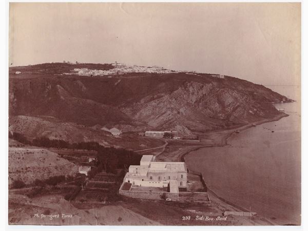 J. Andr&#232; Garrigues - Tunis - Sidi Bou Said 1890 circa