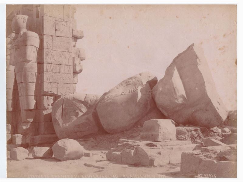 Statue De Rhamses III Reversee Au Rhamesseum