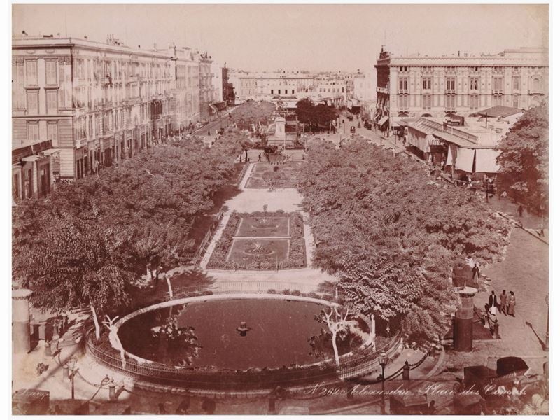 Georgios e Costantinou Zanghaki - Alexandrie Place De Consuls e Panorama D'alexandrie Près Du For...