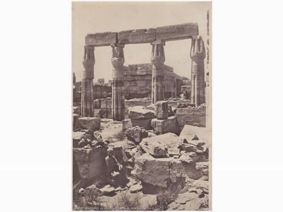 Colonnes De Lotus Au Temple De Karnak (h.te Egypte)