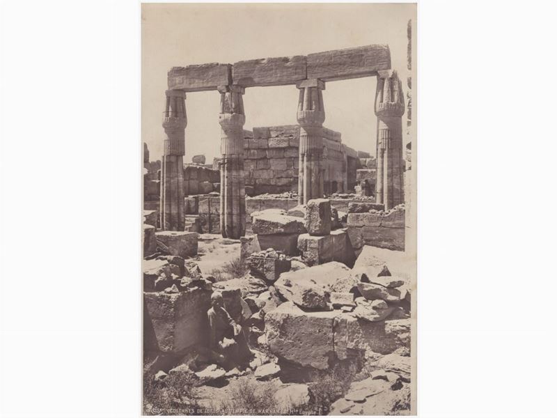 Andreas Reiser - Colonnes De Lotus Au Temple De Karnak (h.te Egypte)