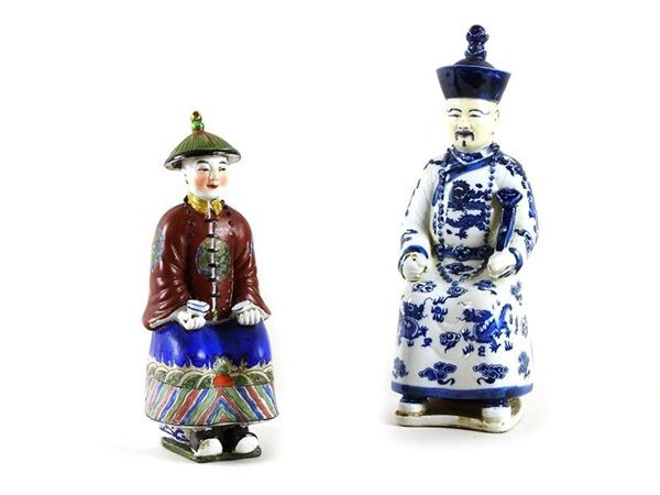 Two Porcelain Figural Groups