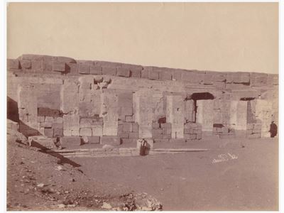 Abydos Front Side Of The Temple