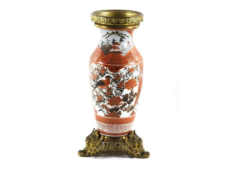Vaso in Porcellana Policroma