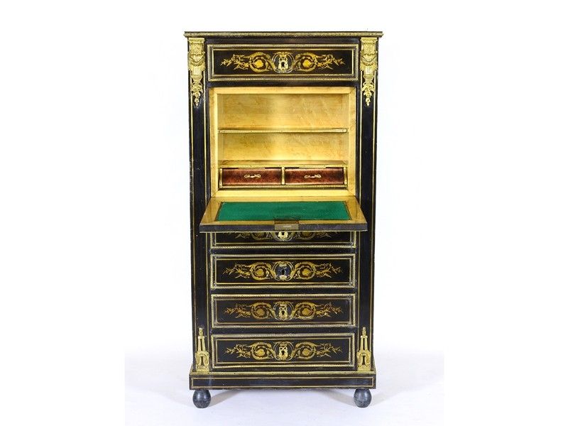 Secretaire in Legno Ebanizzato