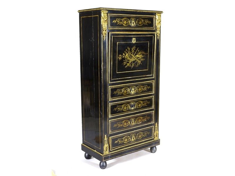 Secretaire in Legno Ebanizzato