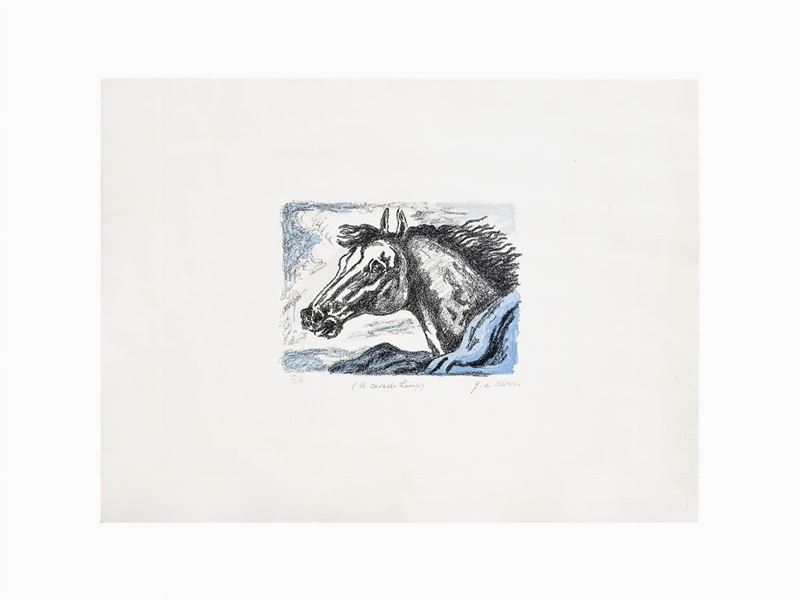 Giorgio De Chirico - Il Cavallo Lampo 1971