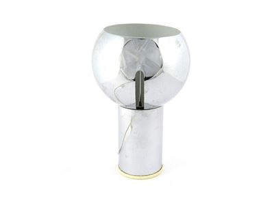Lampada da Tavolo in Metallo Cromato